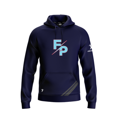 [FOLHSMNV-YXS-LOGO1] Decker Summit Hoodie (Youth XS, Navy, Logo 1)