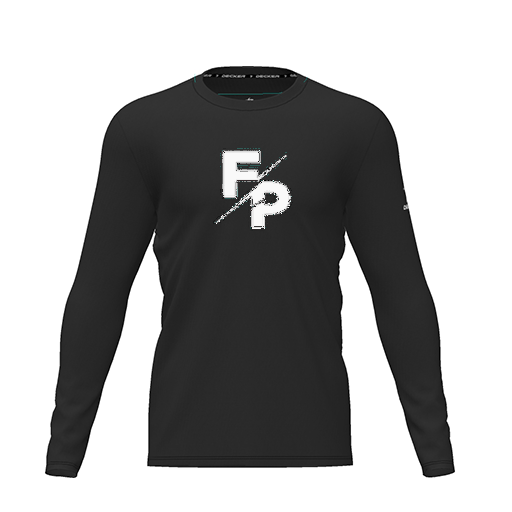 [FTLCDFBK-YXS-LOGO2] Dri Fit Performance T-Shirt (Youth XS, Black, Logo 2, Long Sleeve)