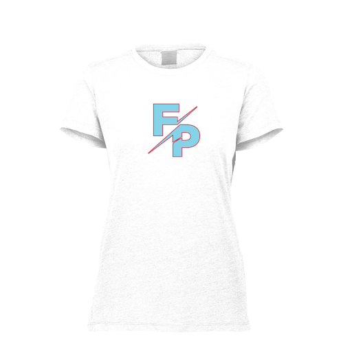 [FTSCUBWH-FAXS-LOGO1] Decker Women's Tri-Blend T-Shirt - Short Sleeve (Female Adult XS, White, Logo 1)