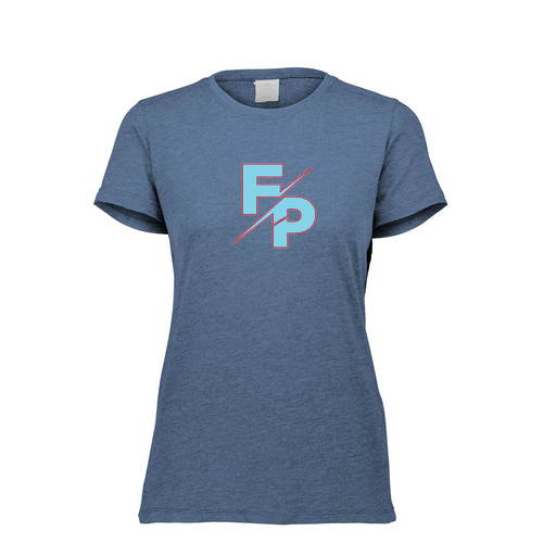 [FTSCUBNV-FAXS-LOGO1] Decker Women's Tri-Blend T-Shirt - Short Sleeve (Female Adult XS, Navy, Logo 1)