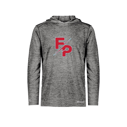 [FOLHCGBK-AS-LOGO2] Men's Charge Hoodie (Adult S, Black, Logo 2)