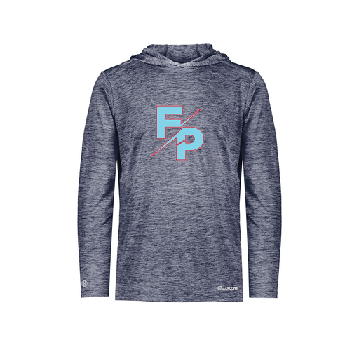 [FOLHCGNV-AS-LOGO1] Men's Charge Hoodie (Adult S, Navy, Logo 1)