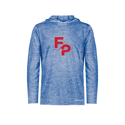 [FOLHCGRY-AS-LOGO2] Decker Men's Charge Hoodie (Adult S, Royal, Logo 2)