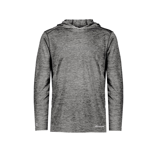 [FOLHCGBK-YS-LOGO3] Decker Youth Charge Hoodie (Youth S, Black, Logo 3)