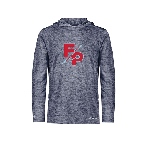 [FOLHCGNV-YS-LOGO2] Youth Charge Hoodie (Youth S, Navy, Logo 2)