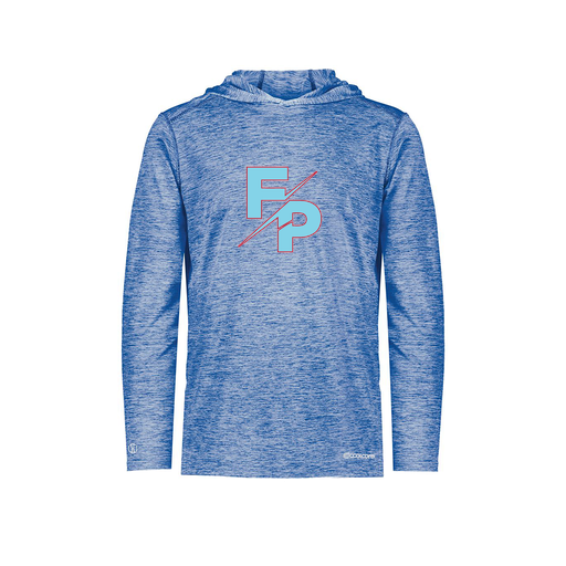 [FOLHCGRY-YS-LOGO1] Decker Youth Charge Hoodie (Youth S, Royal, Logo 1)