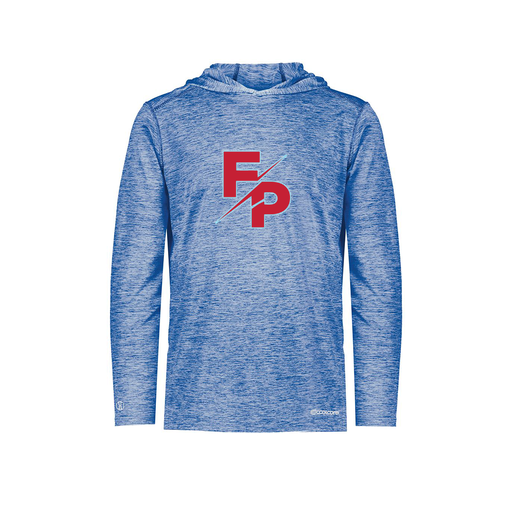 [FOLHCGRY-YS-LOGO2] Decker Youth Charge Hoodie (Youth S, Royal, Logo 2)