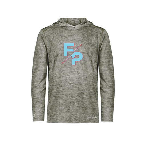 [FOLHCGGY-YS-LOGO1] Youth Charge Hoodie (Youth S, Gray, Logo 1)