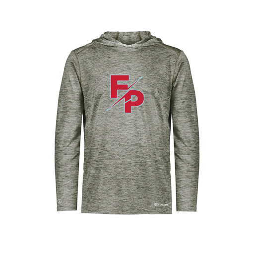 [FOLHCGGY-YS-LOGO2] Youth Charge Hoodie (Youth S, Gray, Logo 2)